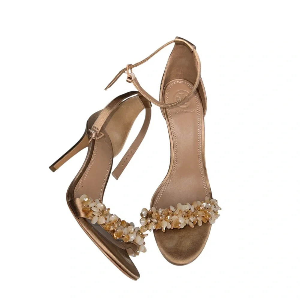 Tory Burch Embellished Heels stilettos size 8 GUC